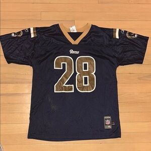 Rams Marshall Faulk Boy’s XL NFL Jersey
